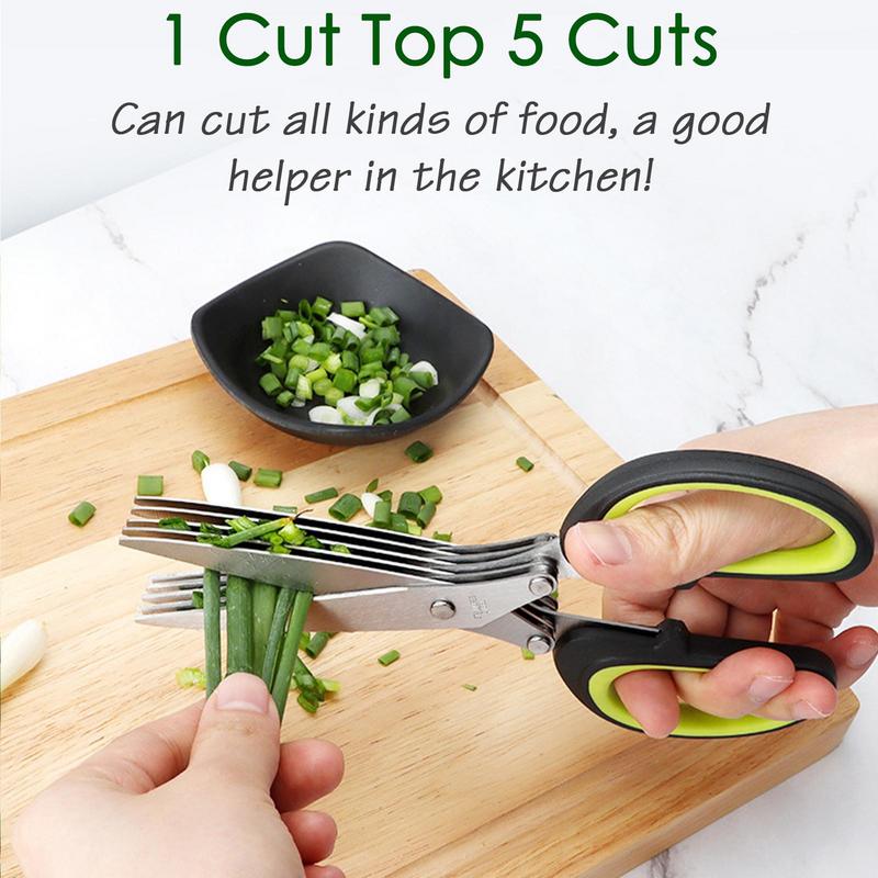 EasySlice™ Küchenmesser mit 5 Klingen | Nur Heute 1 + 1 Gratis