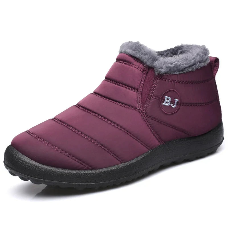 Wasserdichte Unisex Winterstiefel mit Warmfutter & rutschfester Sohle