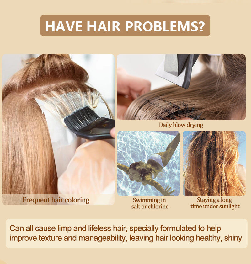 HairBliss Haarmaske – Reparatur, Glanz, Anti-Frizz, Keratin, Pflege, Schnellwirkung