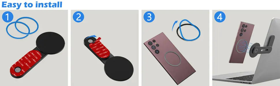 MagMate™ – Starker magnetischer Handyhalter für sicheren Halt überall [1 + 1 Gratis]