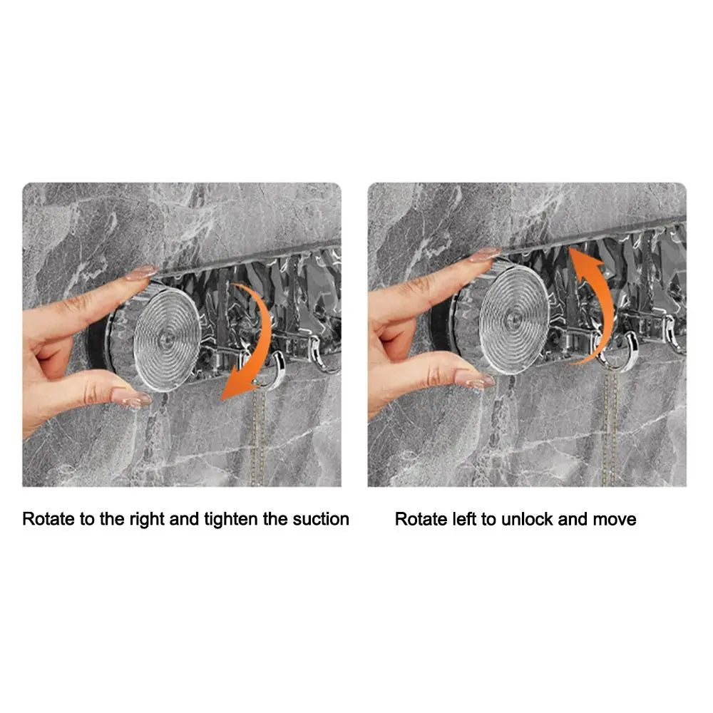 GripHook™ – 360° Drehbare 5-Haken-Wandhalterung | 1 + 1 Gratis
