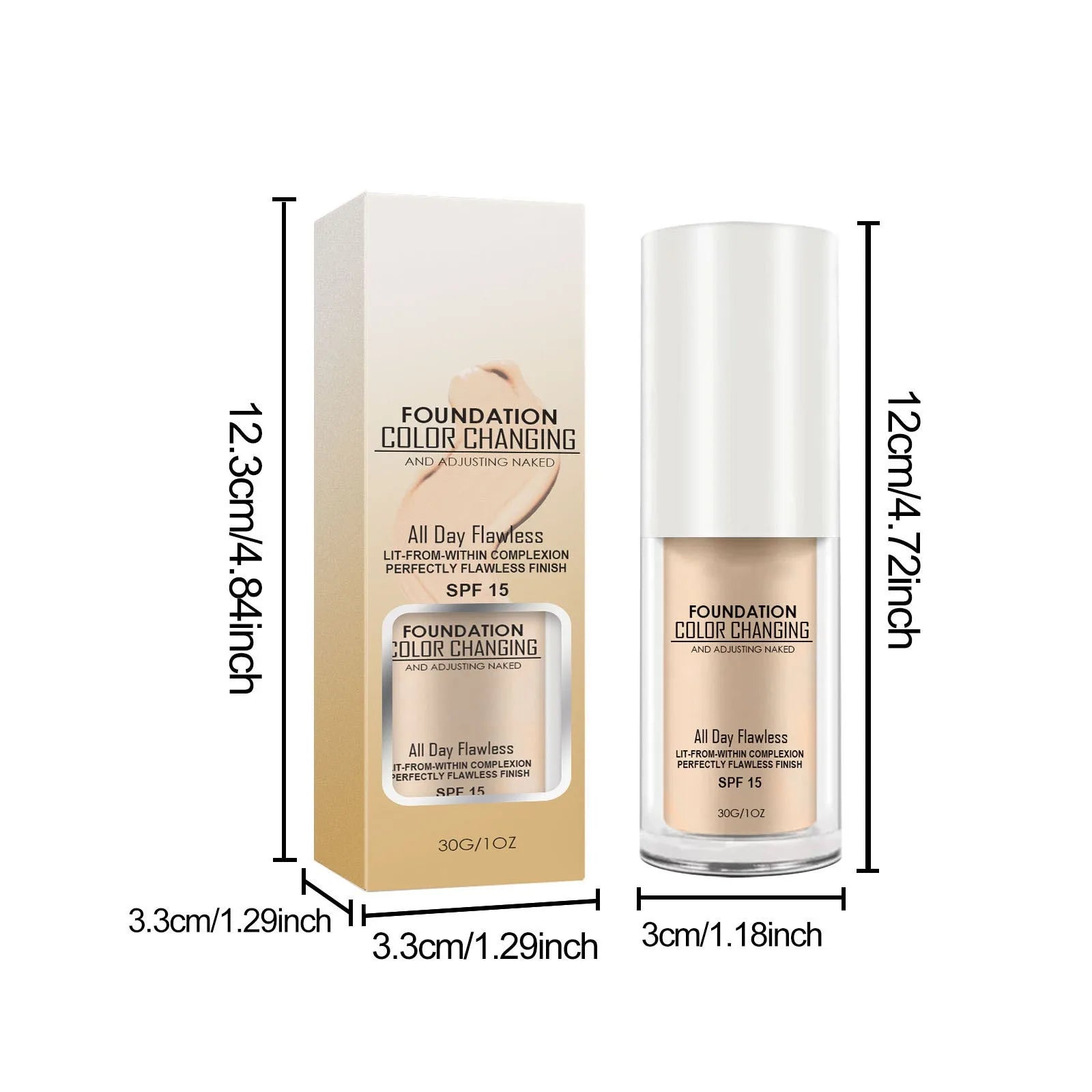 1 + 1 Gratis | GlowUp™ Foundation für ein strahlendes und natürliches Aussehen!