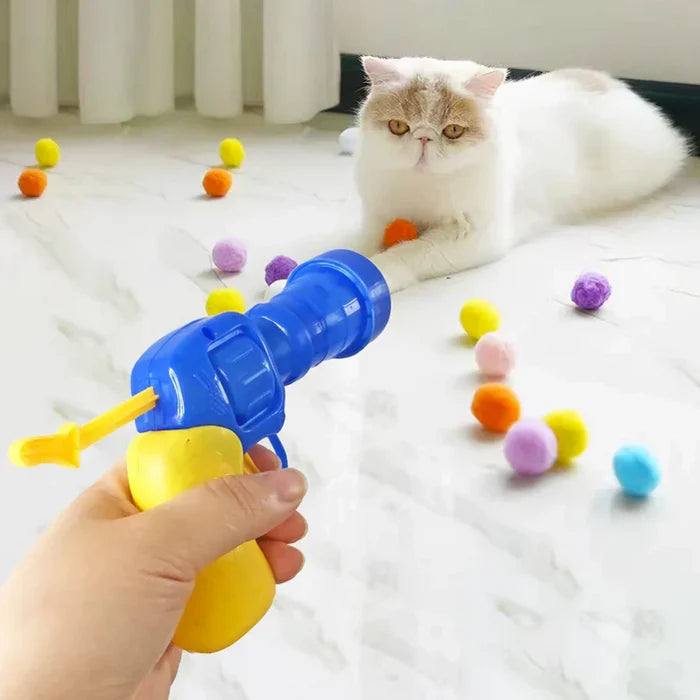 CatGun™ – Interaktiver Plüschball-Werfer für Katzen | 50% Rabatt