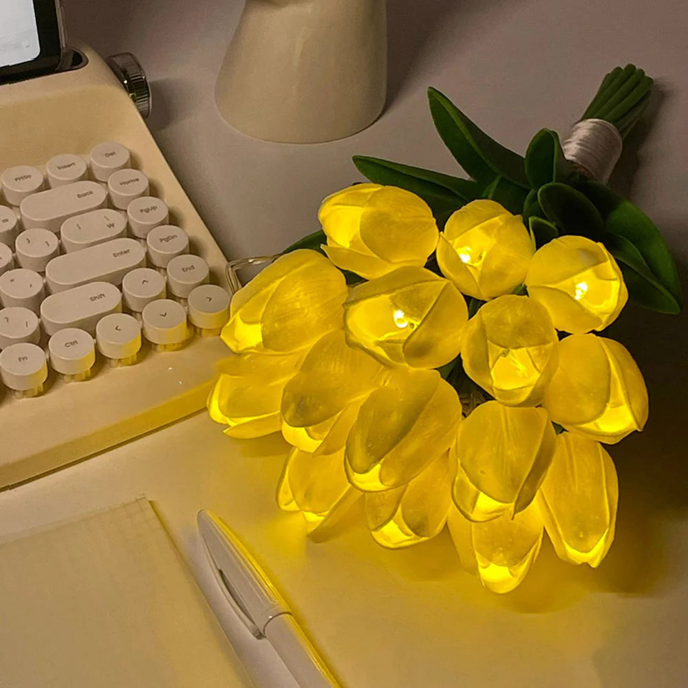 FloraLamp™ LED-Tulpenstrauß | 50% Rabatt