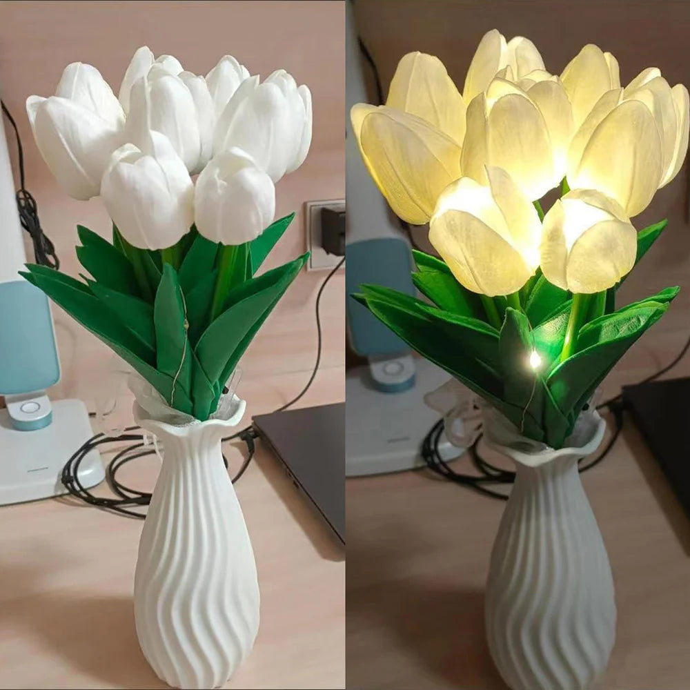 FloraLamp™ LED-Tulpenstrauß | 50% Rabatt