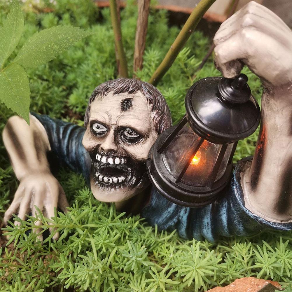 Creeper™ Horror-Zombie-Statue | 50% Rabatt