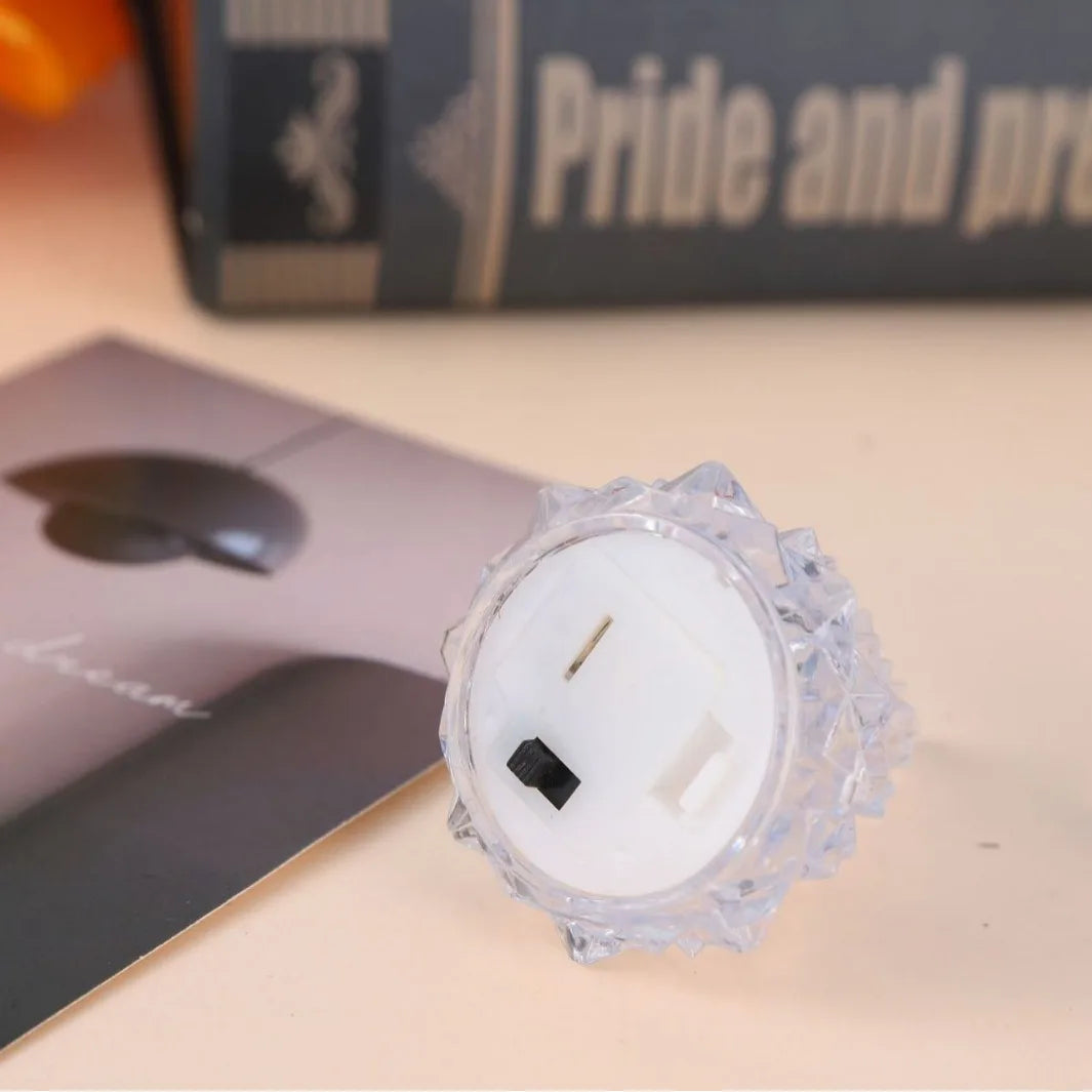 LED Kristall Weihnachtsbäumchen 5er Set für Auto, Büro & Zuhause