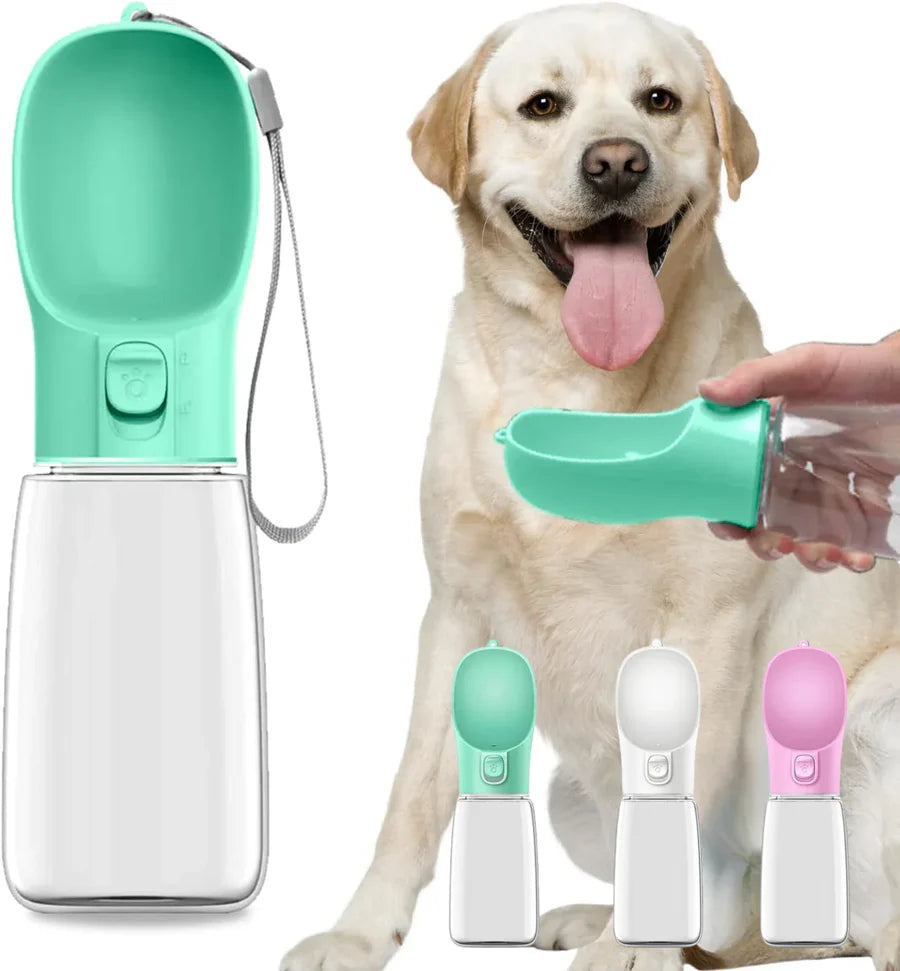 AquaTravel™ – Tragbarer Hundenapf mit Wasserflasche | 50% Rabatt
