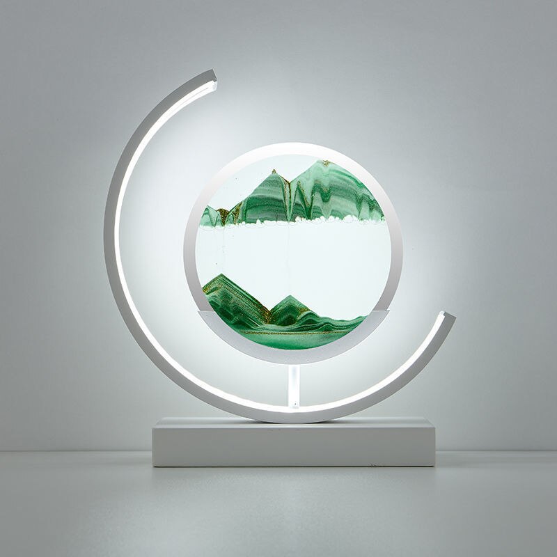 SandLuna 3D Sandlampe – LED Kunstlicht für modernes Zuhause