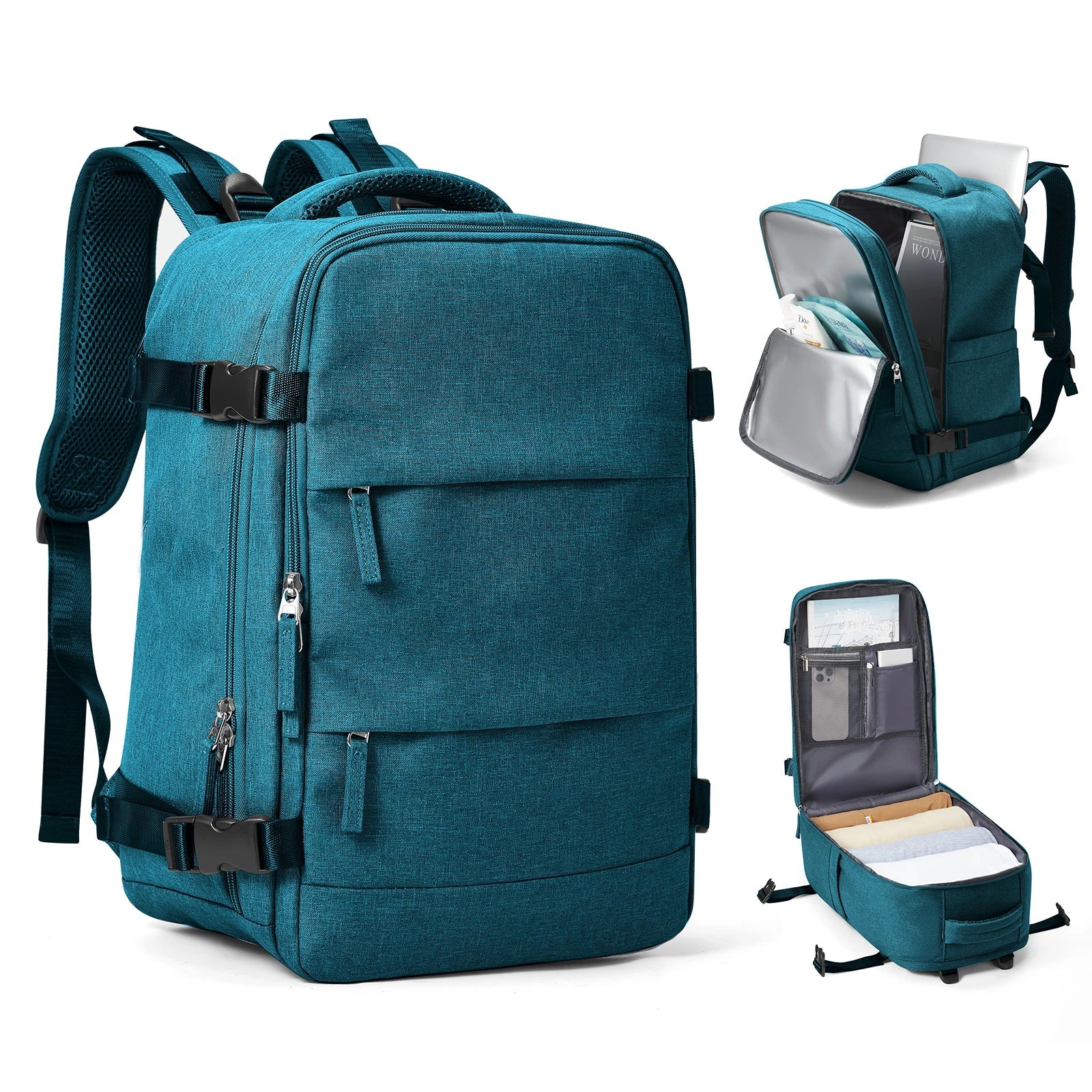 Travomate Laptoprucksack 35 L – Wasserdicht mit Nassfach & USB-Port