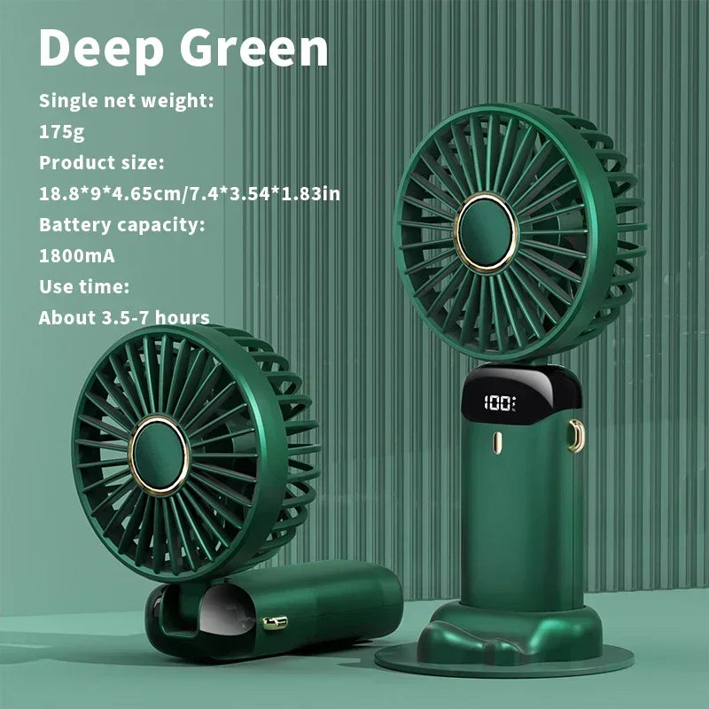 MiniFan™ - Leistungsstarker Mini-Ventilator mit intelligenter LED-Anzeige [50% Rabatt]