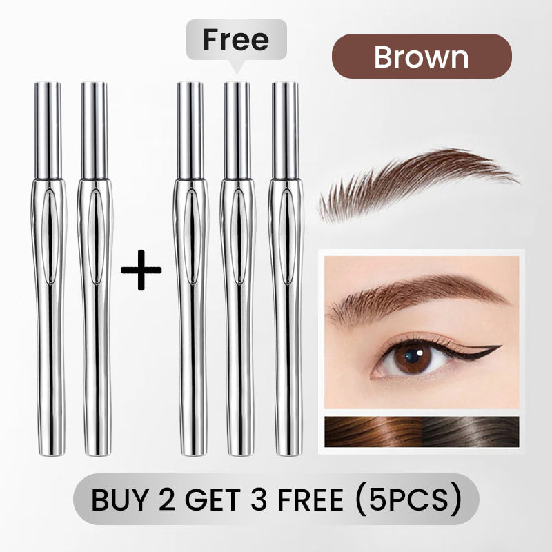 BrowNature Augenbrauenstift – Wasserfestes Microfork Wenkbrauen Gel für Natürliche & Perfekte Brauen