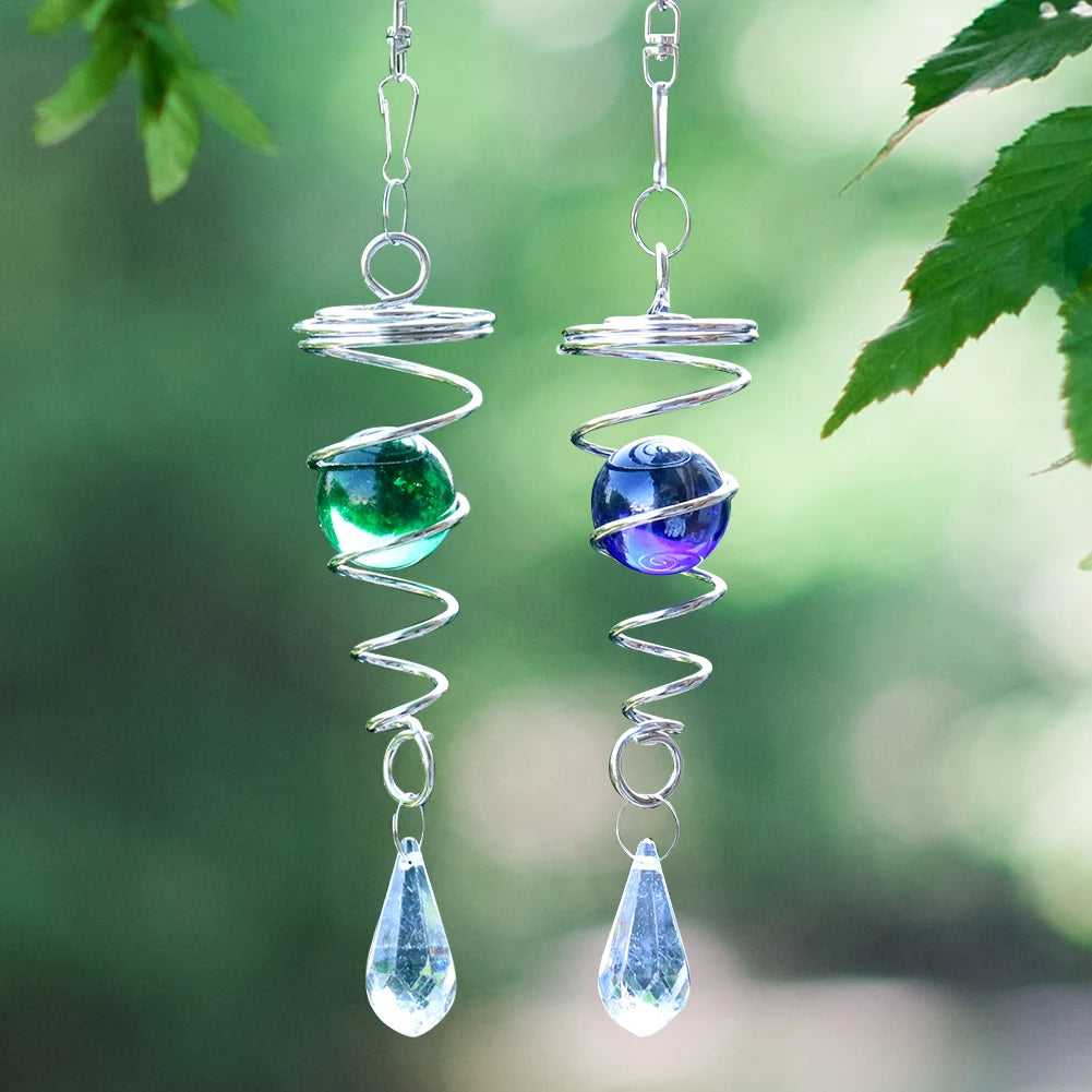 CrystalTwister™ Crystral Spiral Wind Chime | 50% Rabatt