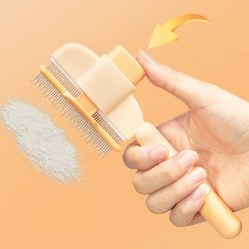FurFix™ – Haustierkamm mit One-Click-Funktion für müheloses Entfernen von Haaren [1 + 1 Gratis]