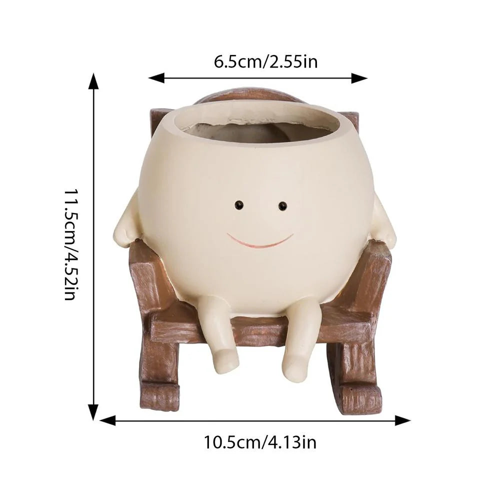 SlingPot™ Whimsical Face Pflanzgefäß | 50% Rabatt