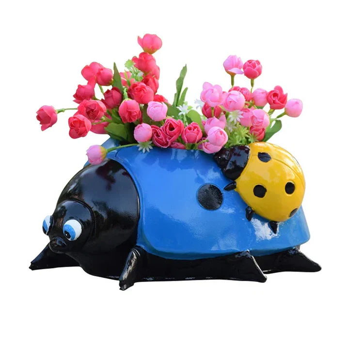 LadyBug™ Bunter Marienkäfer Blumentopf | 50% Rabatt