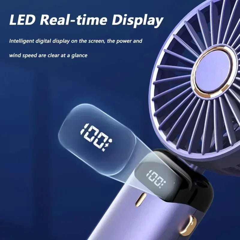 MiniFan™ - Leistungsstarker Mini-Ventilator mit intelligenter LED-Anzeige [50% Rabatt]