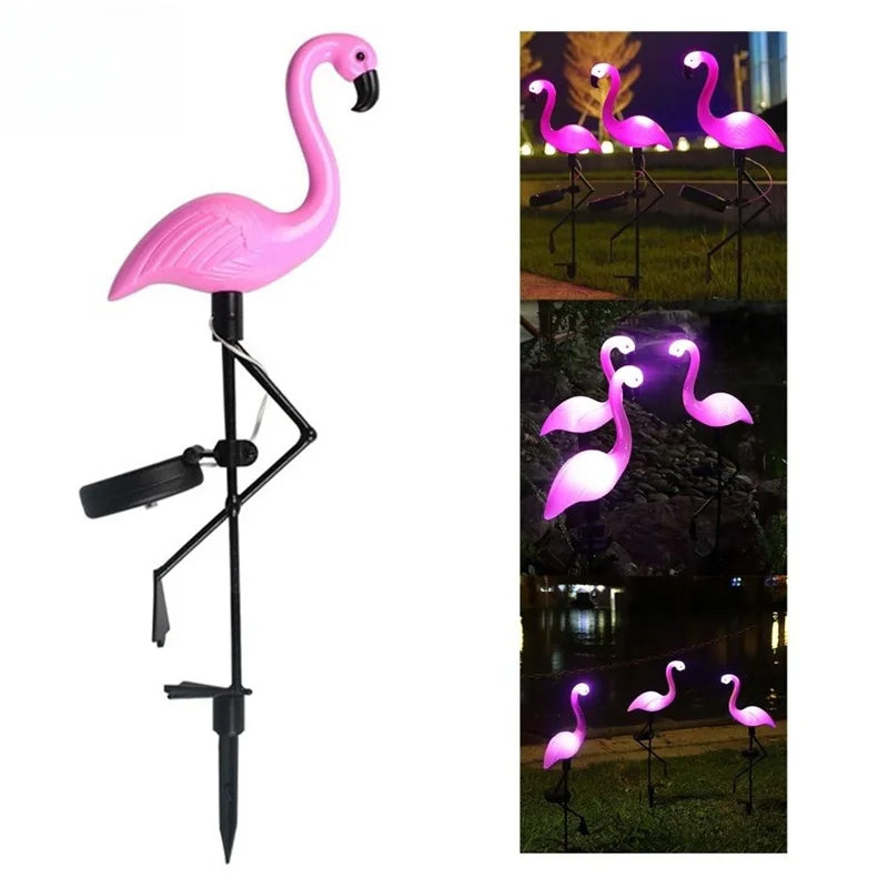 1 + 1 Gratis | SolarFlam™ Flamingo-Solarleuchte