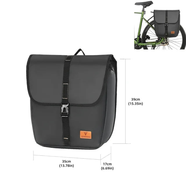 VeloPack™ – Wasserdichte 2-in-1 Gepäckträgertasche für stilvolles Pendeln und Touren [50% Rabatt]