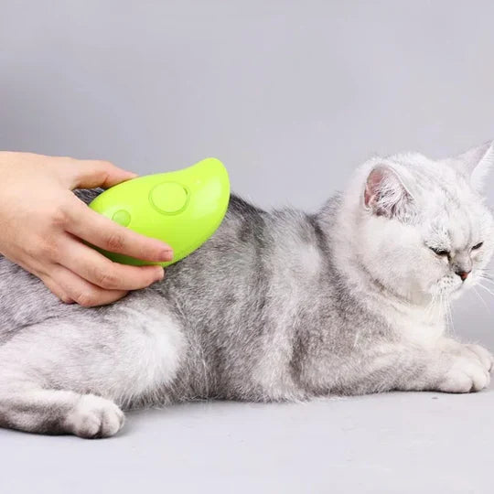 SteamBrush™ – Sanfte Dampfpflegebürste für Katzen | 50% Rabatt