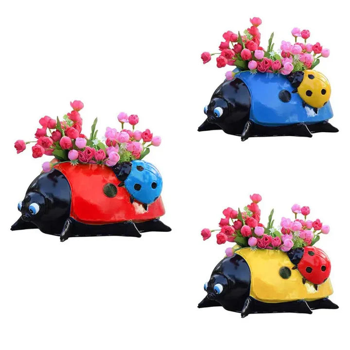 LadyBug™ Bunter Marienkäfer Blumentopf | 50% Rabatt