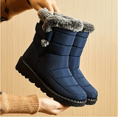 Wasserdichte Damen Winterstiefel mit warmem Futter & rutschfester Sohle