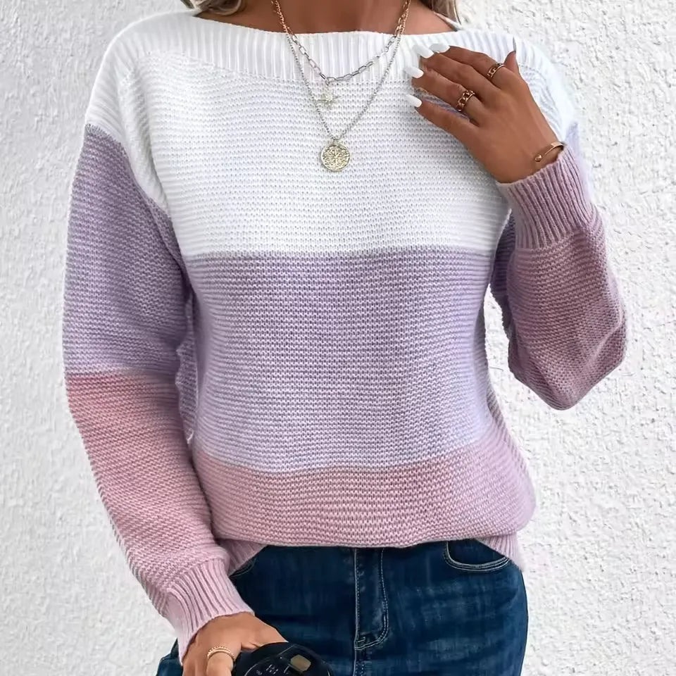 Elina™ – Patchwork-Pullover für Damen | 50% Rabatt