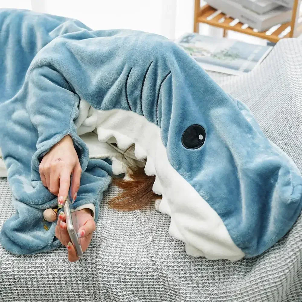 SharkCuddle™ – Komfortabler Hai-Anzug für Ultimative Entspannung | 50% Rabatt
