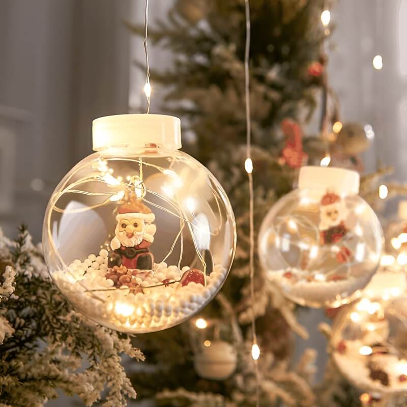 NUR HEUTE 1+1 GRATIS | ChristLights™ Glänzende Weihnachtskugeln