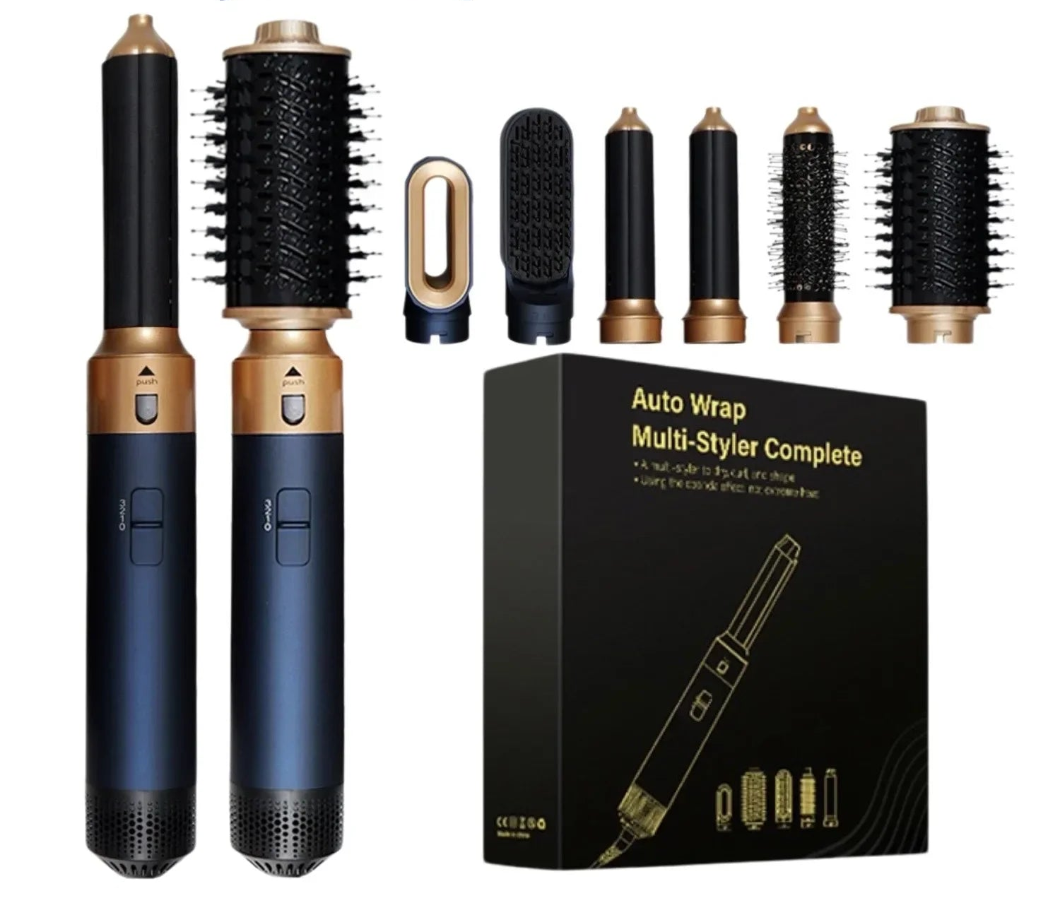 GlowMuse 5-in-1 Warmluftbürste mit Keramikbeschichtung & Volumenfunktion