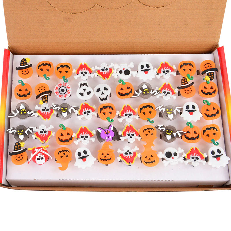 10 + 10 Gratis | SpookyRings™ LED-Halloween-Ringe