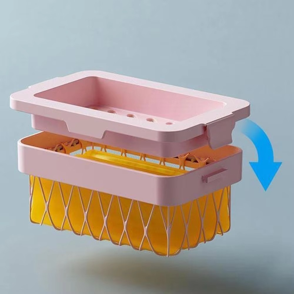 LatherUp™ – 2-in-1 Seifenschale & Schaumnetz | Hygienisch, seifensparend & schnelltrocknend [1 + 2 Gratis]
