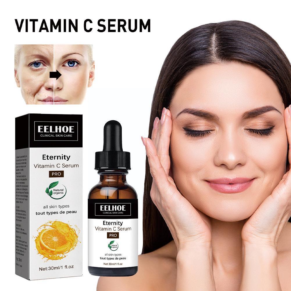 Eelhoe Anti-Flecken Serum – Vitamin C Hyaluron Gesichtsserum gegen Pigmentflecken & Aknenarben