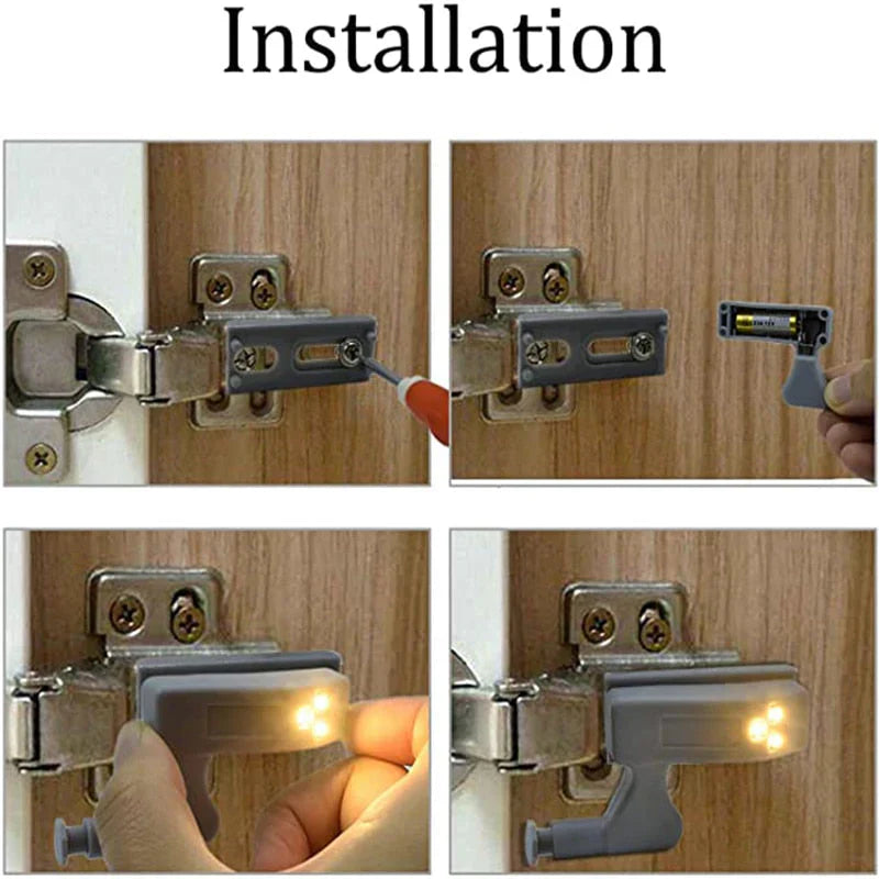 CabinBright™ – LED-Scharnierleuchte für sofortige Beleuchtung | 5 + 5 Gratis