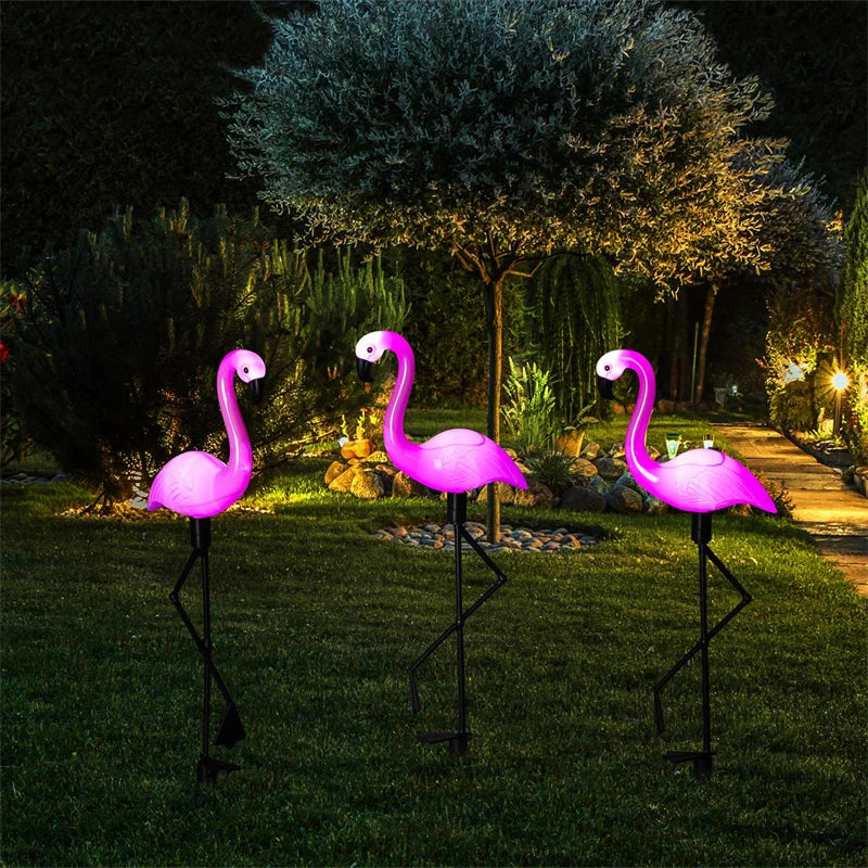 1 + 1 Gratis | SolarFlam™ Flamingo-Solarleuchte