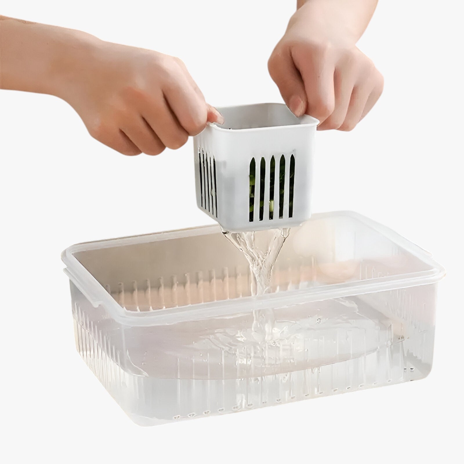 FridgeFlow™ – Transparenter Kühlschrank-Organizer für perfekte Ordnung & Frische [50 % Rabatt]