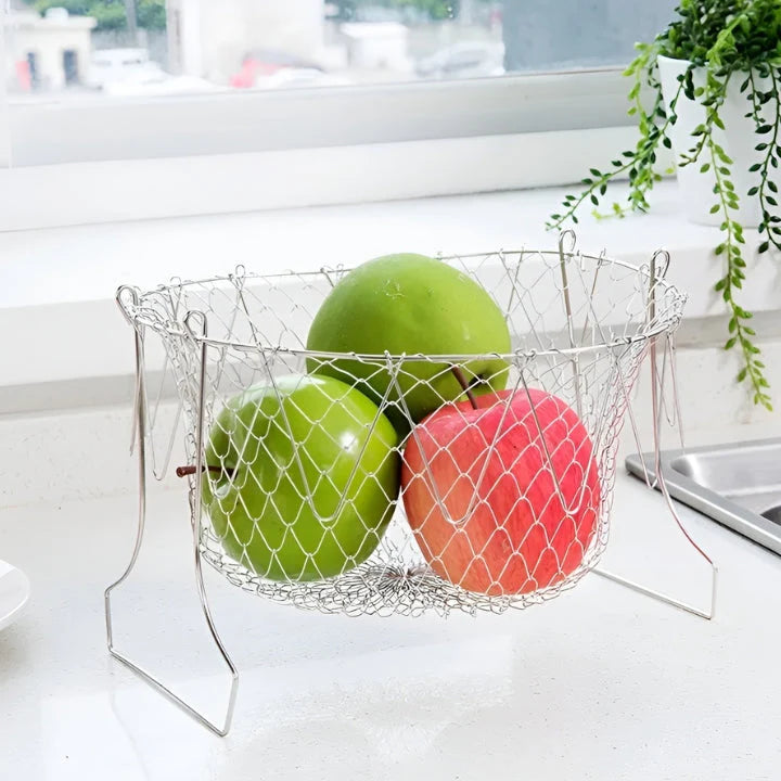 FryBasket™ – Zusammenklappbarer Kochkorb | 50% Rabatt