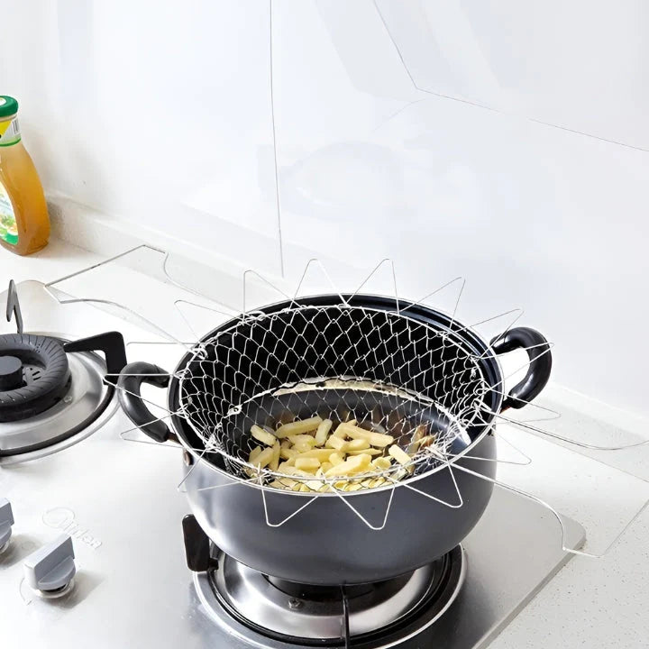 FryBasket™ – Zusammenklappbarer Kochkorb | 50% Rabatt