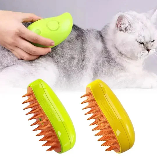 SteamBrush™ – Sanfte Dampfpflegebürste für Katzen | 50% Rabatt