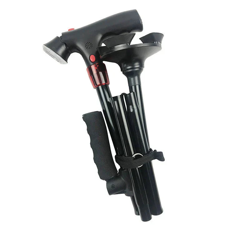 WalkRest™ – Höhenverstellbar, rutschfeste Basis, Alarmfunktion, leichtes Aluminium [50 % Rabatt]