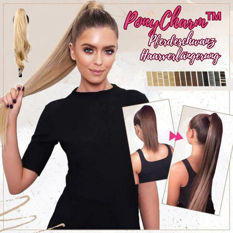 PonyCharm™ – Pferdeschwanz-Haarverlängerung für volles, langes Haar [1 + 1 Gratis]