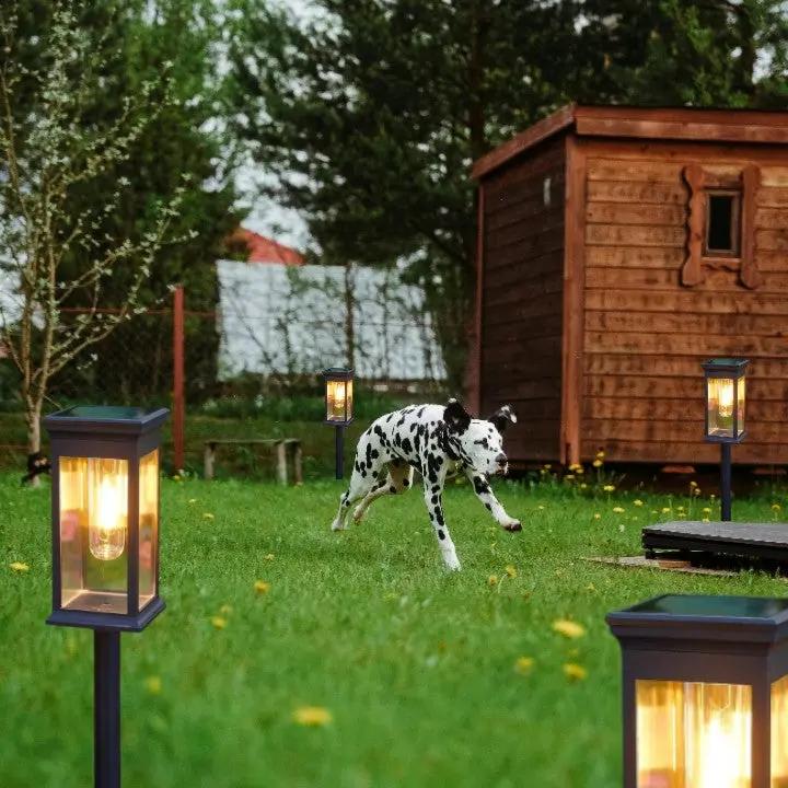 SolarGarden™ – Warmweißes Licht für Wege, Beete & stimmungsvolle Gartenakzente [1 + 1 Gratis]