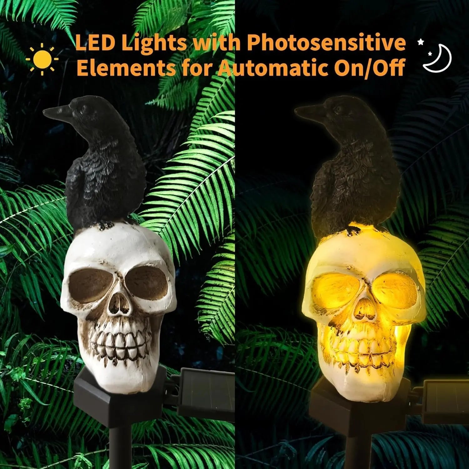 SolarSkull™ – 6–10 Stunden stabile und stimmungsvolle Nachtbeleuchtung [50 % Rabatt]
