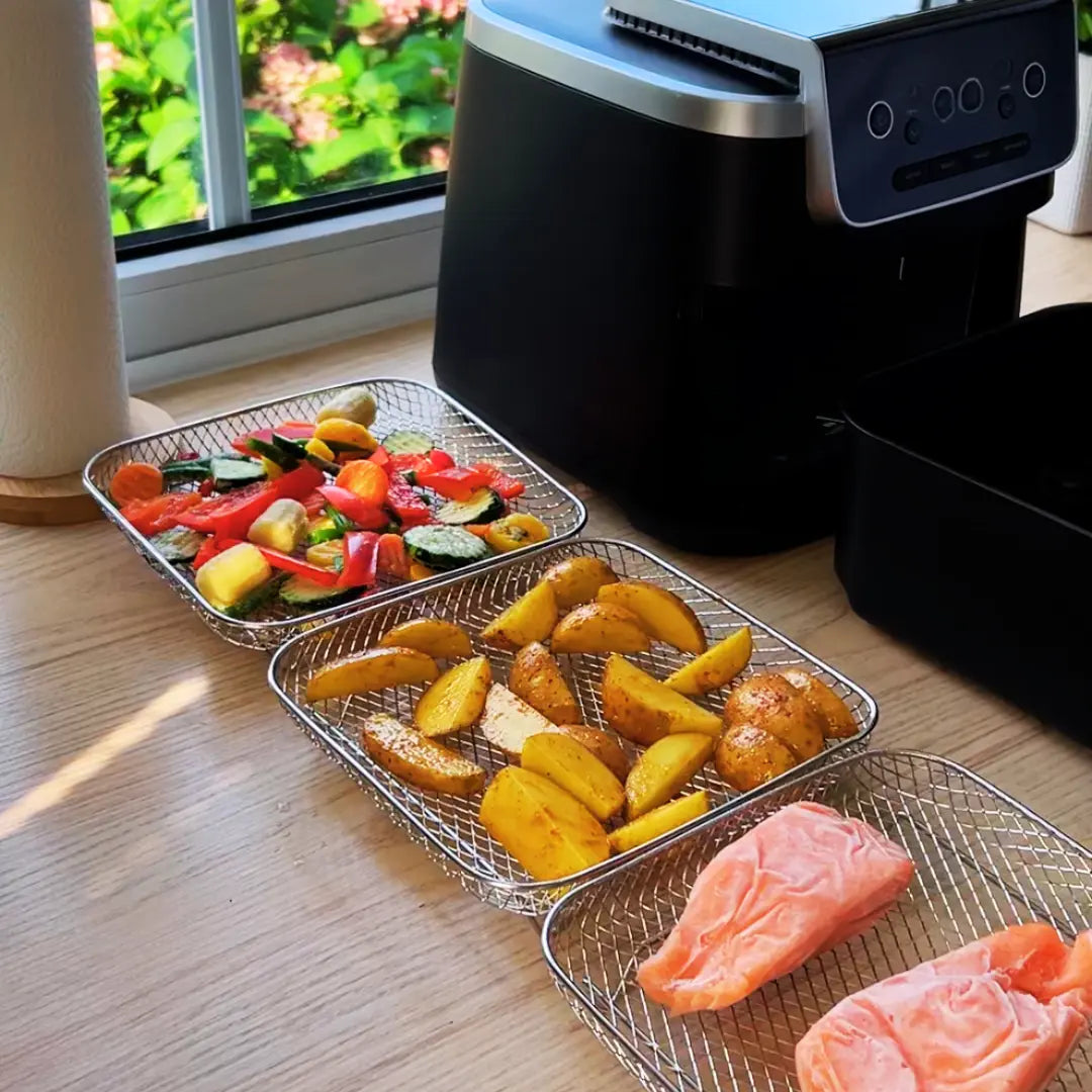 1+2 Gratis | FryBasket™ – Mehr Platz, Perfekte Garergebnisse
