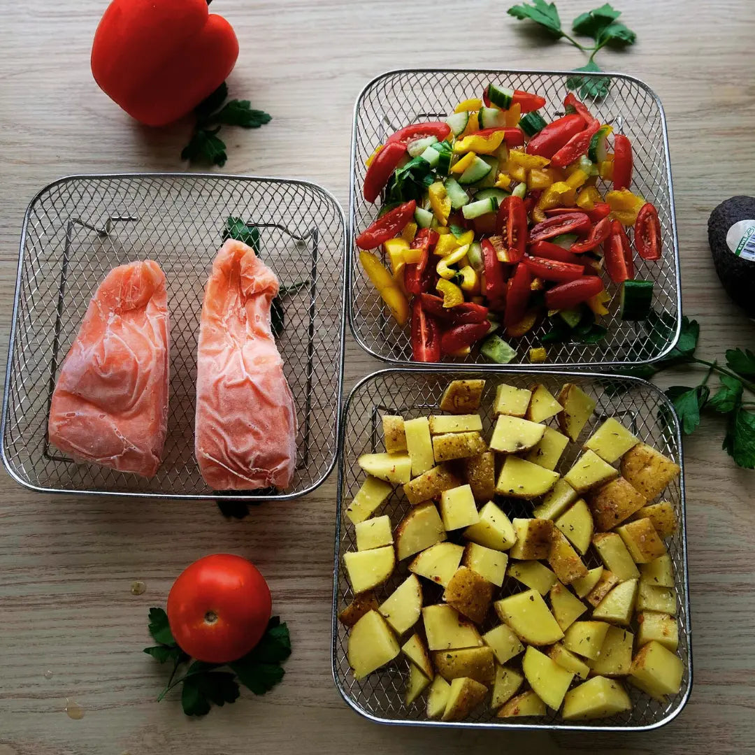 1+2 Gratis | FryBasket™ – Mehr Platz, Perfekte Garergebnisse