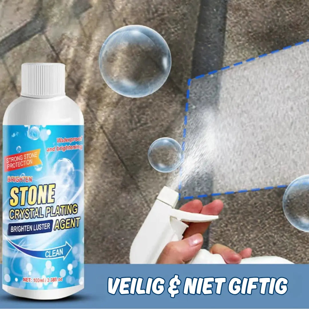 CleanStone™ – Rost- & Fleckenentferner, biologisch abbaubar für Granit, Marmor, Schiefer & Naturstein [1 + 1 Gratis]