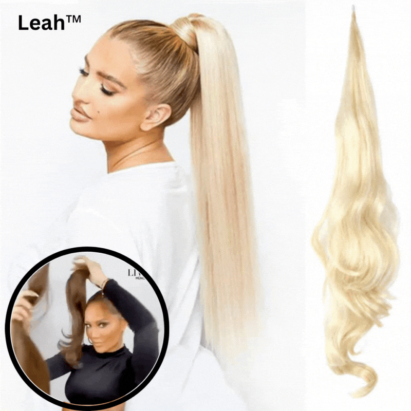 Leah™ – Double Style Ponytail für voluminöses, stilvolles und elegantes Haar [50% Rabatt]
