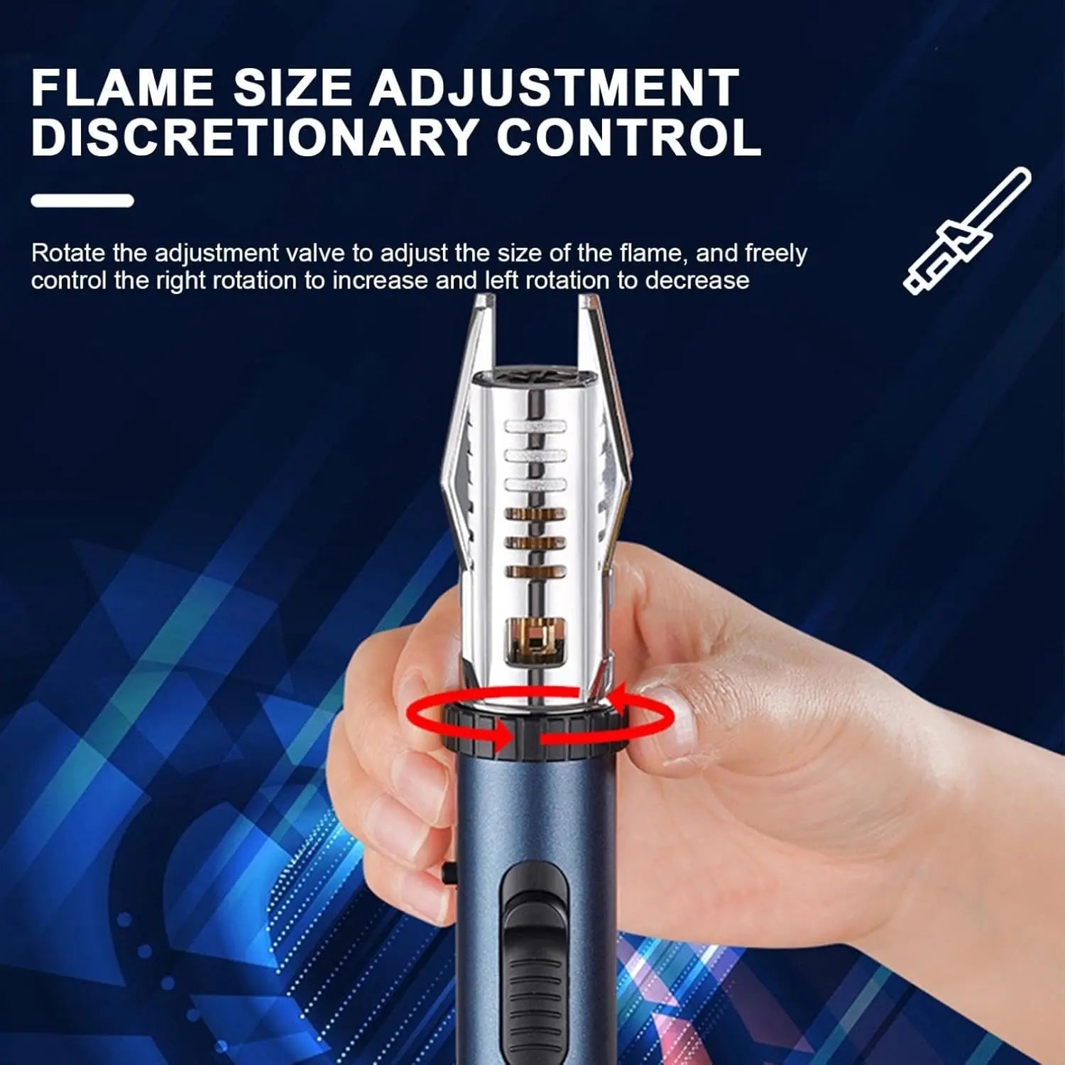 Sturmfeuerzeug™ – Einstellbare Jetflamme für zuverlässiges Anzünden bei jedem Wetter [50 % Rabatt]