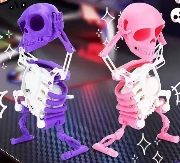 Tanzendes 3D-Schädel-Spielzeug – Perfekt für Büro & Deko-Fans