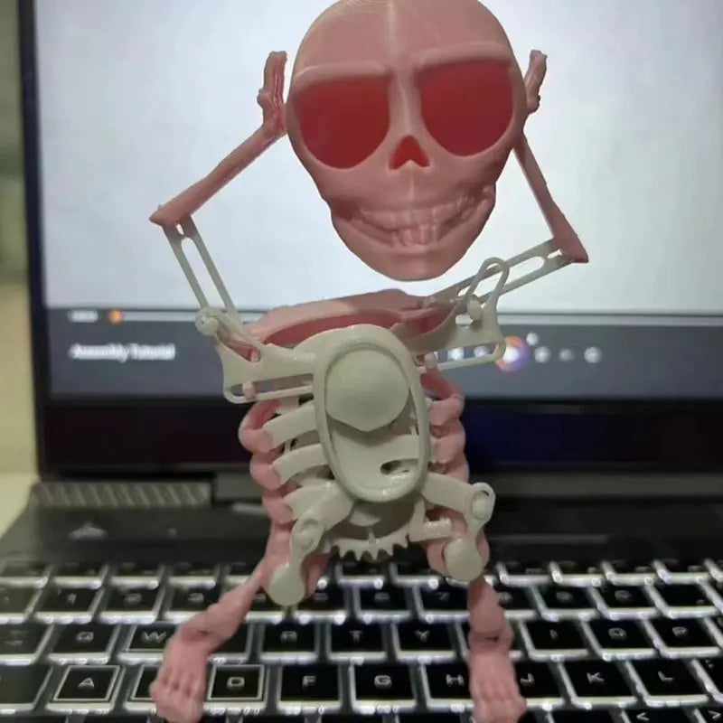 Tanzendes 3D-Schädel-Spielzeug – Perfekt für Büro & Deko-Fans